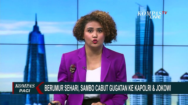 Berumur Sehari, Ferdy Sambo Cabut Gugatan ke Kapolri dan Presiden Jokowi