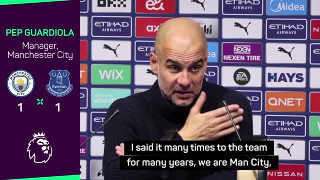 Haaland reacted well to physical Everton - Guardiola