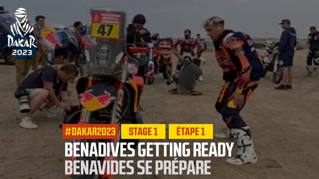 Benavides getting ready / Benavides se prépare - Étape 1 / Stage 1 - #Dakar2023