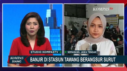 Download Video: Pantauan Situasi di Stasiun Semarang Tawang, Ketinggian Banjir Surut Menjadi 20-30 Cm!