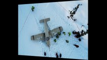 recuperato aereo atterrato sul lagorai