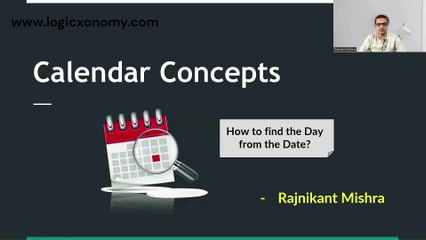 How to find the day from date |Calendar problems with solutions aptitude tricks #logicxonomy