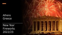 Fireworks 2022 / 2023 - Athens, Greece - Happy New Year