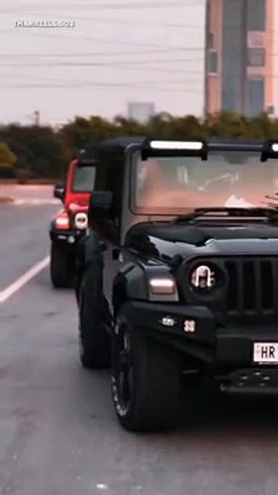 Mahindra Thar desert fort suv cars