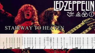 LED ZEPPELIN - STAIRWAY TO HEAVEN Guitar Tab | Guitar Cover | Karaoke | Tutorial Guitar | Lesson | Instrumental | No Vocal