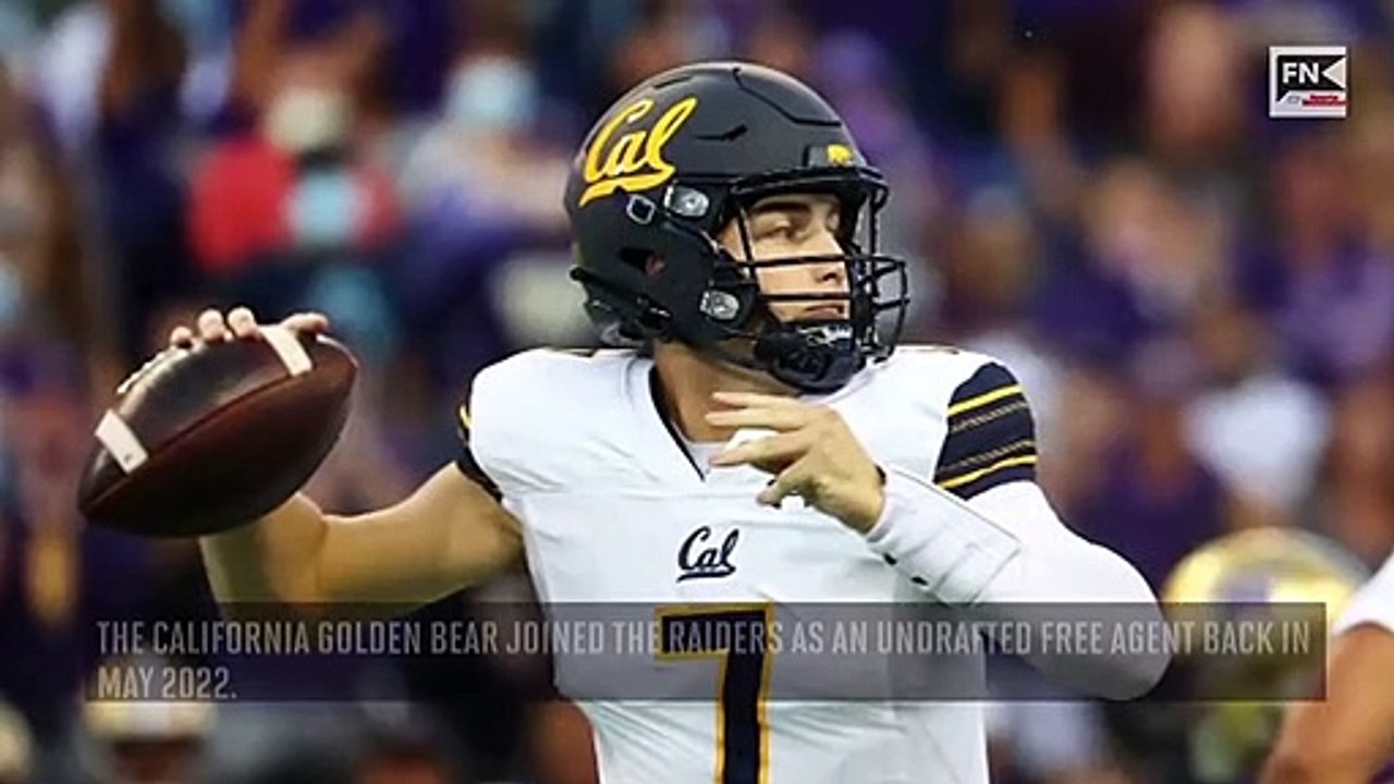 Las Vegas Raiders Sign QB Chase Garbers to Active Roster - video Dailymotion