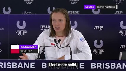 Swiatek ready for a more 'stable' 2023