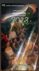 Πρωτοχρονιά 2023: Η εγκυμονούσα Κωνσταντίνα Σπυροπούλου υποδέχθηκε το νέο έτος με τον Βασίλη Σταθοκωστόπουλο