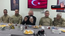 Süleyman Soylu yeni yıla terörden temizlenen bölgede jandarmayla girdi