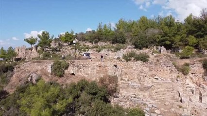 Syedra Antik Kenti'nin 11 bin yıllık geçmişi gün yüzüne çıkarılıyor