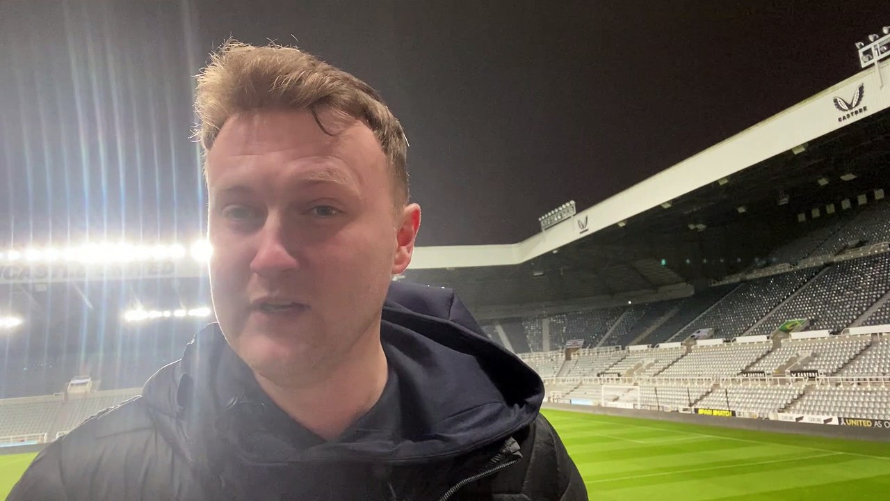 Jordan Cronin's reaction to Newcastle United's...