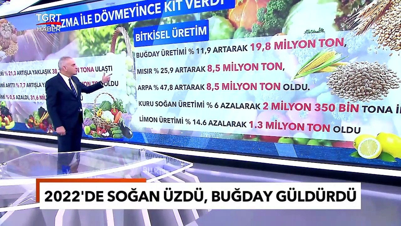 2022'de Bakliyat Raporu: Buğday Üretimi Arttı, Soğan Üretimi Azaldı - TGRT Haber