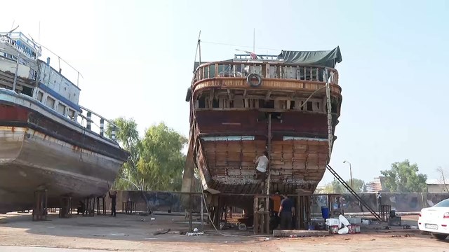 صناعة السفن الخشبية تواجه خطر الاندثار في إيران