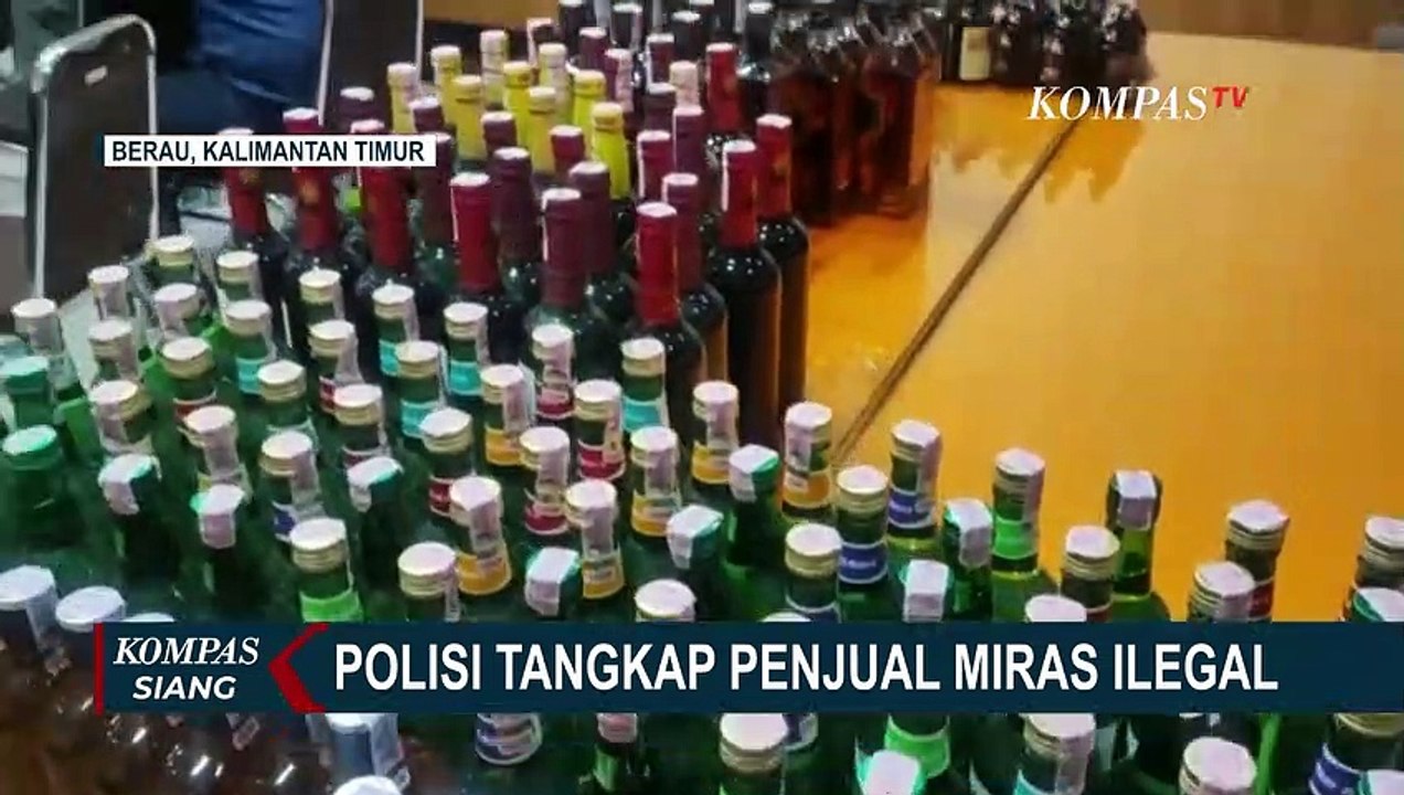 Malam Tahun Baru, Polisi Sita 274 Botol Minuman Keras Ilegal di Berau!