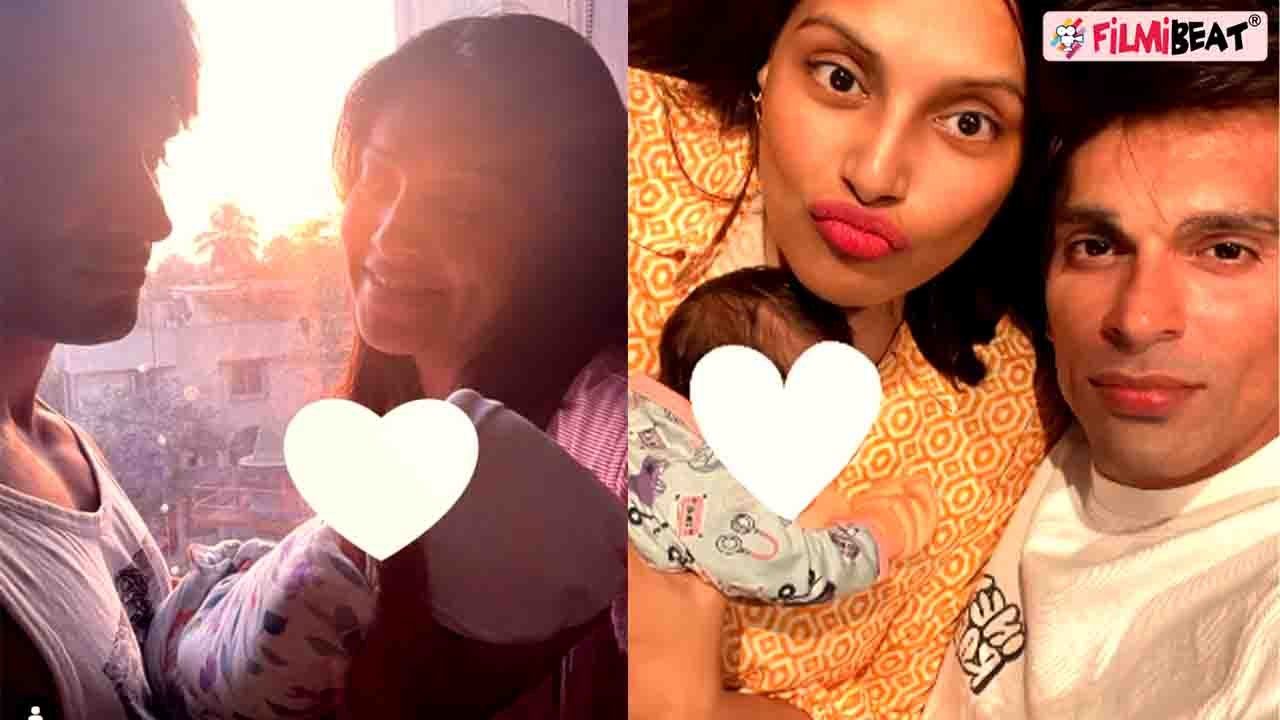 Bipasha Basu, Karan Singh Grover ने Daughter Devi के साथ ऐसे Wish किया #HappyNewYear | FilmiBeat