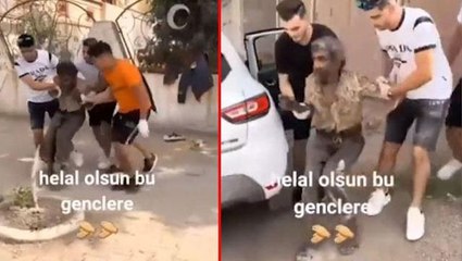 Helal olsun size! Sokakta yaşayan adamı yıkayıp giydirdiler, son hali inanılmaz
