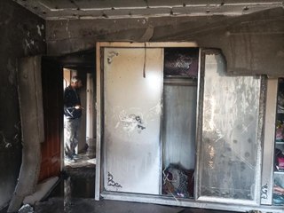DİYARBAKIR'DA 7 KATLI APARTMANDA YANGIN
