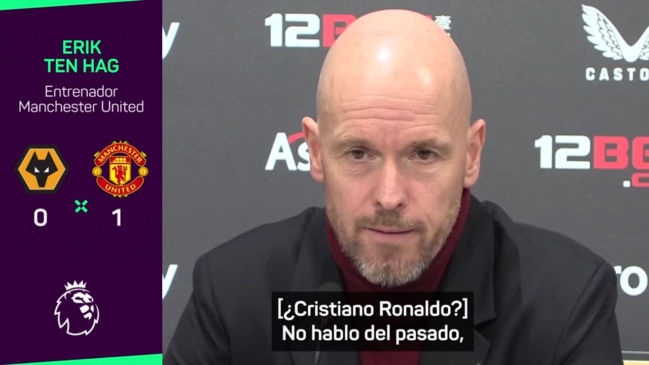 Ten Hag: "¿Ronaldo? No hablo del pasado, estamos entre los cuatro primeros"