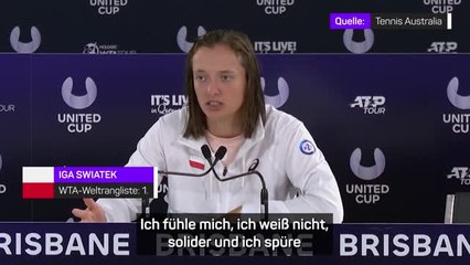 Swiatek hofft 2023 auf "mehr Stabilität"