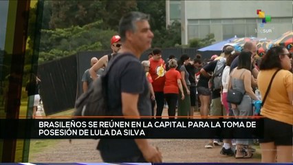 La capital de Brasil celebra jornada previa a la toma de posesión de Lula