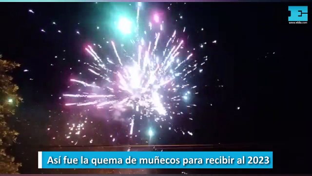 ¡Una fiesta en La Plata! Así fue la quema de muñecos para recibir al 2023