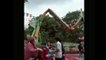 A ride got stuck mid air in an amusement park in Jakarta. Now that's quite amusing