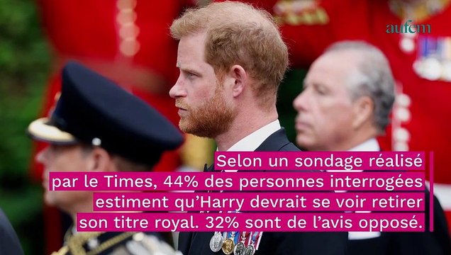 Prince Harry : les Britanniques prêts à prendre une décision radicale à son égard