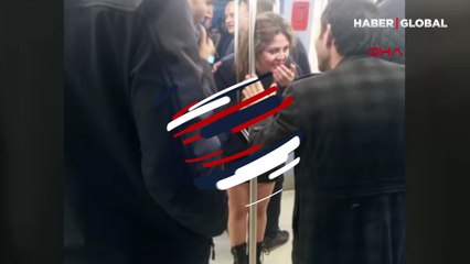 Ankara'da şaşırtan olay! Genç kadın için metro seferi durduruldu, itfaiye geldi