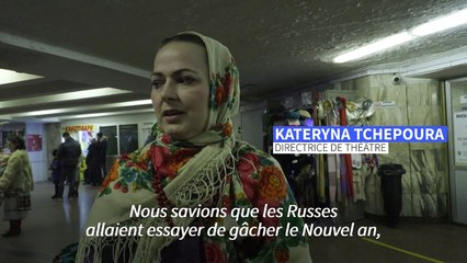A Kiev, on tient à célèbrer le Nouvel an malgré les frappes russes
