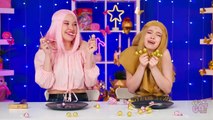 GOLD VS PINK FOOD CHALLENGE Eating Only One Color Food For 24 Hours! Mukbang by 123 GO! FOOD