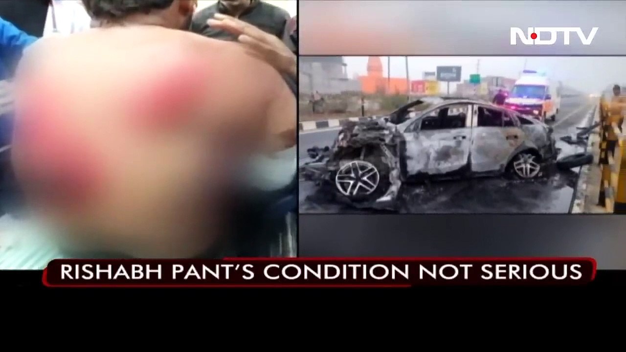 CCTV Shows The Moment Rishabh Pant's Mercedes Crashed