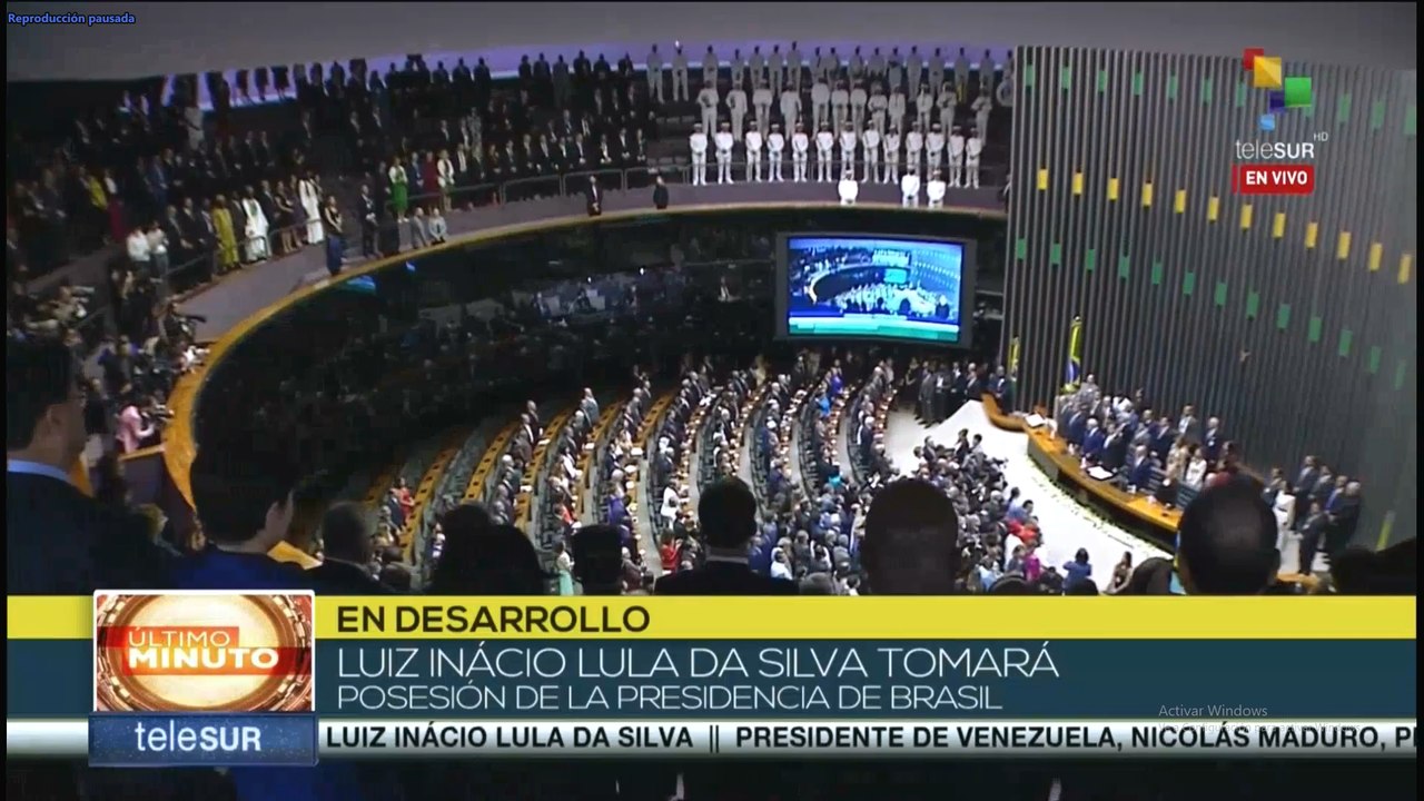 Comienza acto donde Luiz Inácio Lula da Silva toma posesión de la presidencia de Brasil