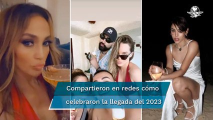 Año Nuevo: Así celebraron varios famosos