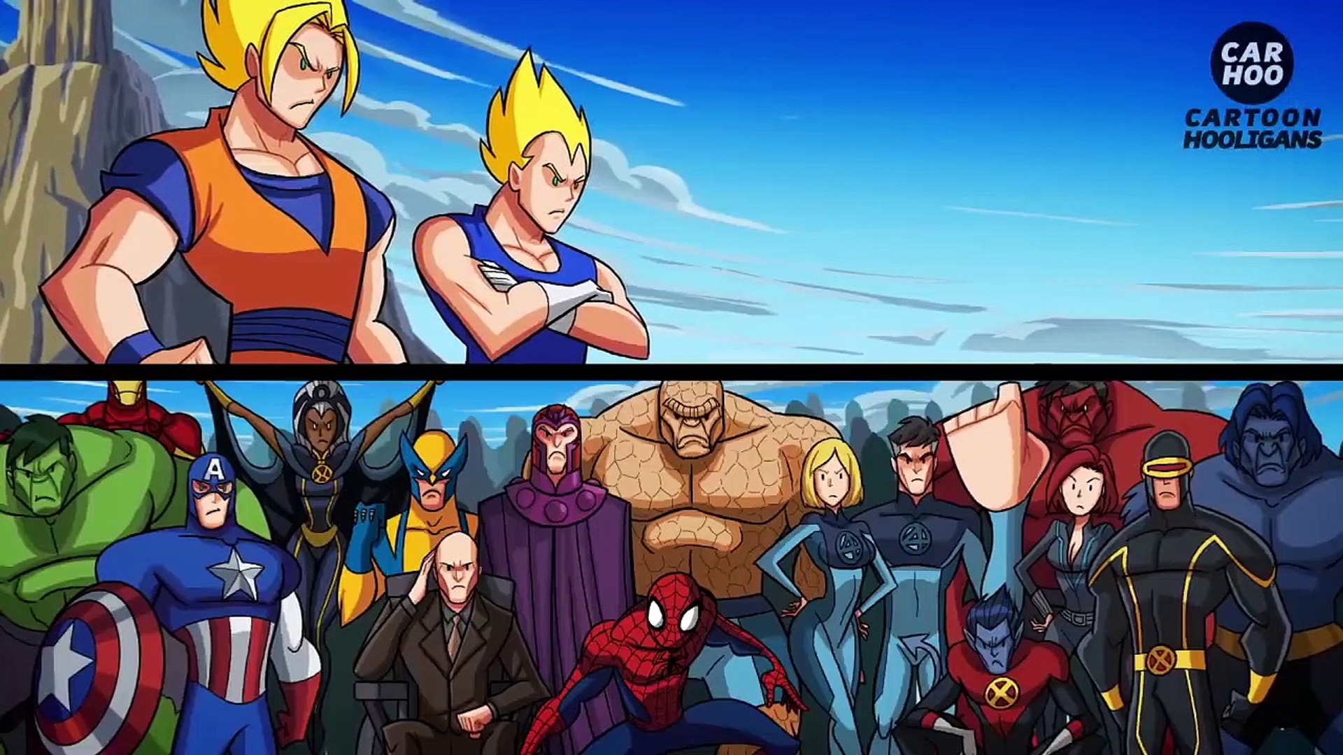 Dragon Ball Z VS MARVEL Superheroes - What If - @NerdyPeak - video  Dailymotion