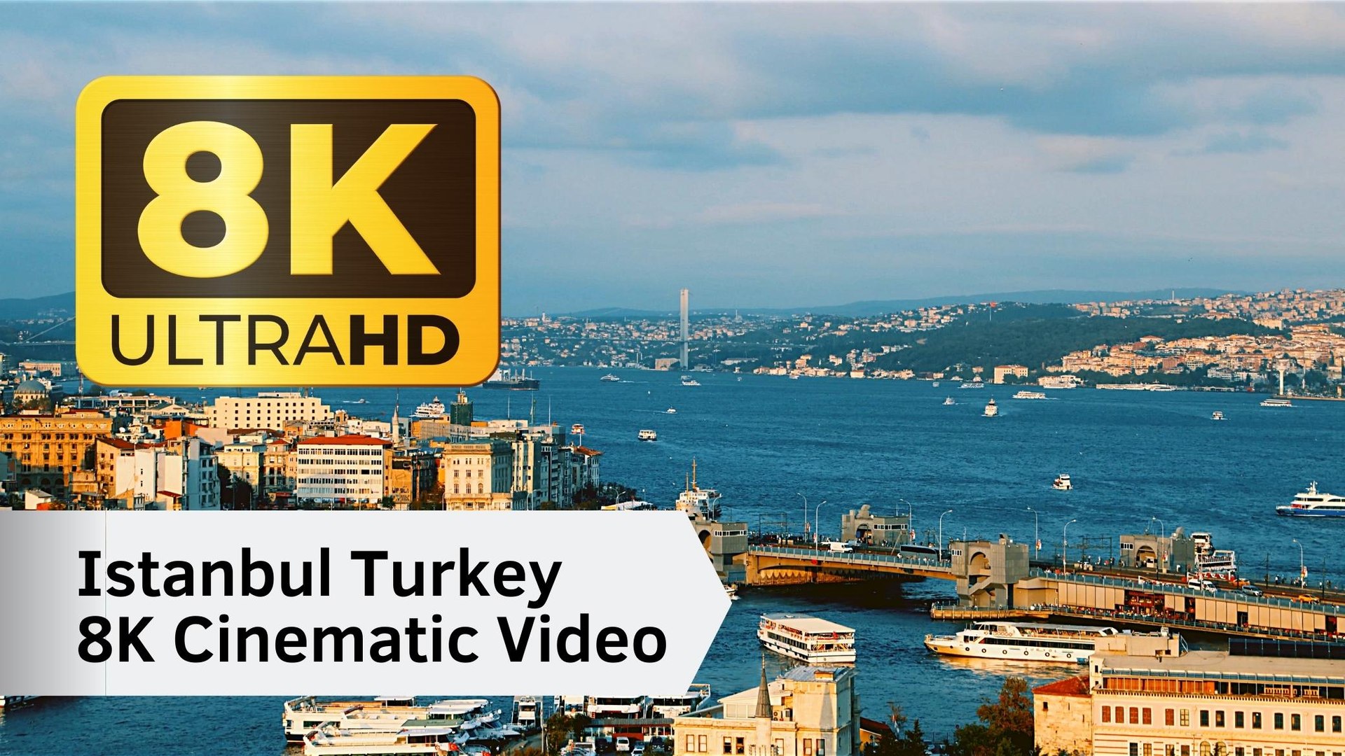 8K Istanbul Turkey Cinematic Video