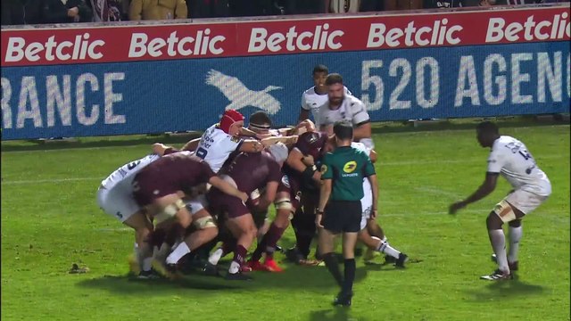 TOP 14 - Essai de Louis BIELLE-BIARRAY 2 (UBB) - Union Bordeaux-Bègles - Montpellier Hérault Rugby
