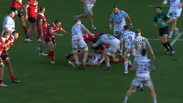 TOP 14 - Essai de Facundo BOSCH (AB) - Aviron Bayonnais - RC Toulon