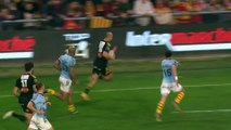 TOP 14 - Essai de Dillyn LEYDS (SR) - USA Perpignan - Stade Rochelais