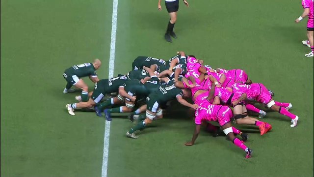 TOP 14 - Essai de Lester ETIEN (SFP) - Stade Français Paris - Section Paloise