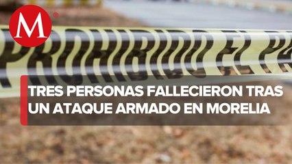 Civiles armados asesinan a tres personas en Michoacán