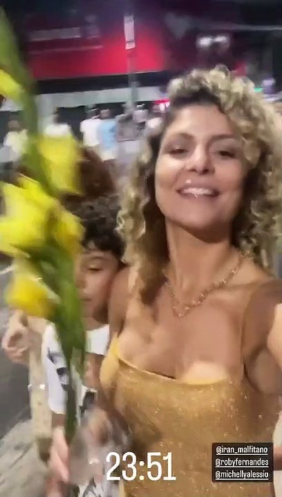 Bárbara Borges e Iran Malfitano assumiram o romance na virada do ano