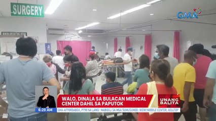 Walo, dinala sa Bulacan Medical Center dahil sa paputok | UB