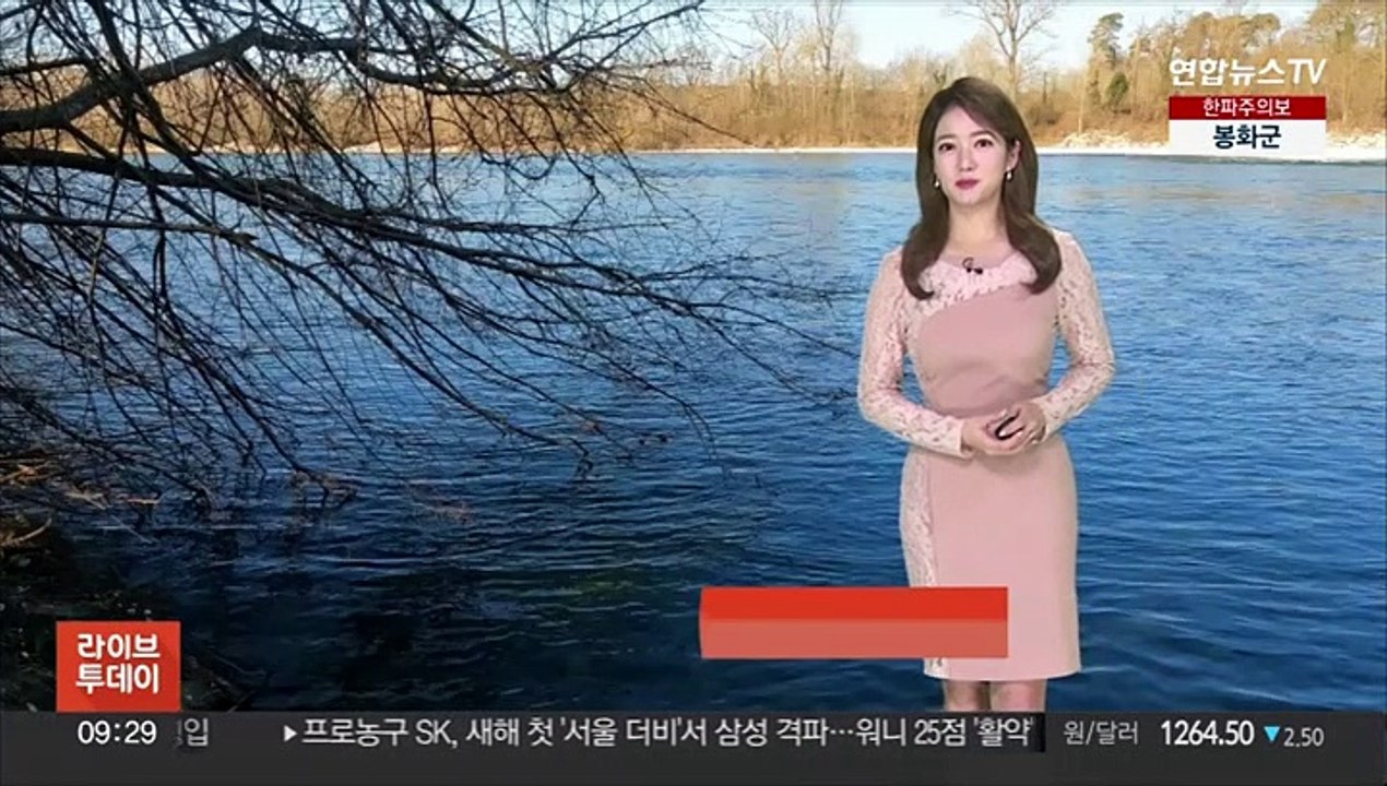 [날씨] 내륙 한파특보, 종일 영하권 추위…동쪽 대기 건조