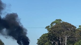 Motorhome destroyed by fire at Hexham - December 24, 2022 - Port Stephens Examiner