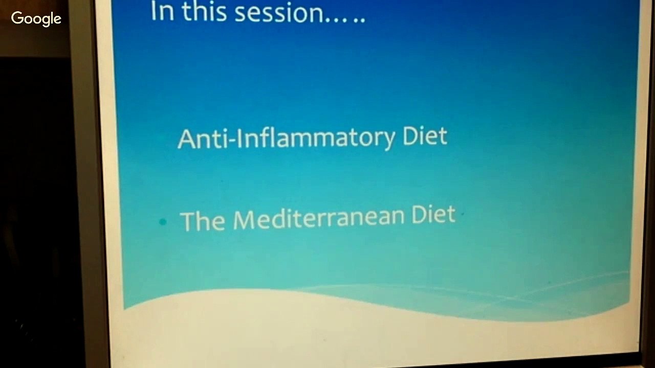 Aushair June 2016 Nutrition Topic - Anti-Inflammatory _ Meditteranean Diet