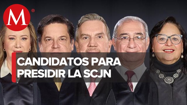 ¿Quiénes son los ministros que aspiran a la presidencia de la Suprema Corte?
