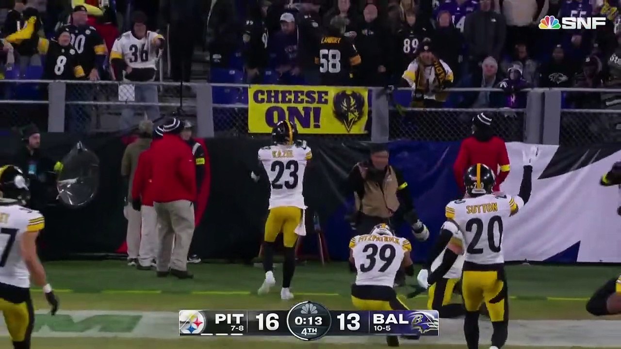 Patriots Minkah Fitzpatrick ices the game and keeps the Steelers' playoff hopes alive