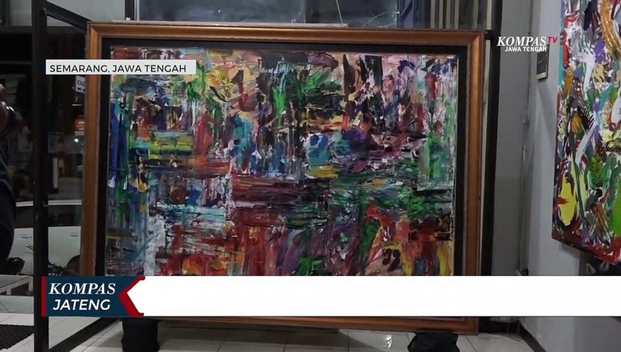 Pelukis Asal Ungaran Moses Foresto, Kritik Ketidakadilan Hukum Lewat Karya Lukis