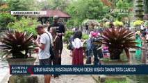 Libur Nataru Wisatawan Padati Taman Tirta Gangga