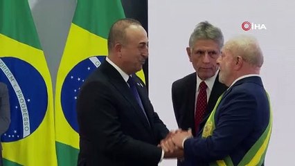 Çavuşoğlu, Brezilya’nın yeni Devlet Başkanı Lula'nın yemin törenine katıldı